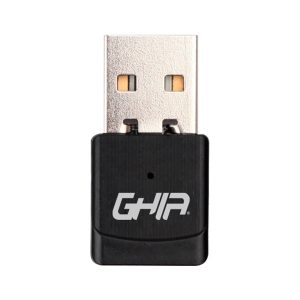 Tarjeta De Red USB 2.0 Ghia Inalambrica Dual Band 600 Mbps Alta Velocidad