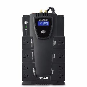 No Break Cyberpower CP825AVRLCD 825VA/ 450 Watts, Interactivo, Torre, 8 Nema 5-15R, 4 Respaldo Y 4 Supresin, 3 Años De Garanta, Incluyendo Batera.