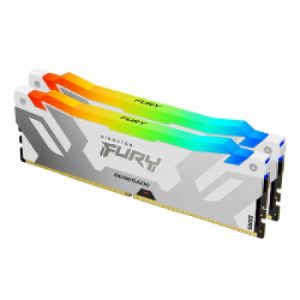 Memoria Ram KINGSTON Fury Renegade DDR5 Silver/White 64GB 6000MHZ CL32 Rgb Kit 2 X 32GB KF560C32RWAK2-64