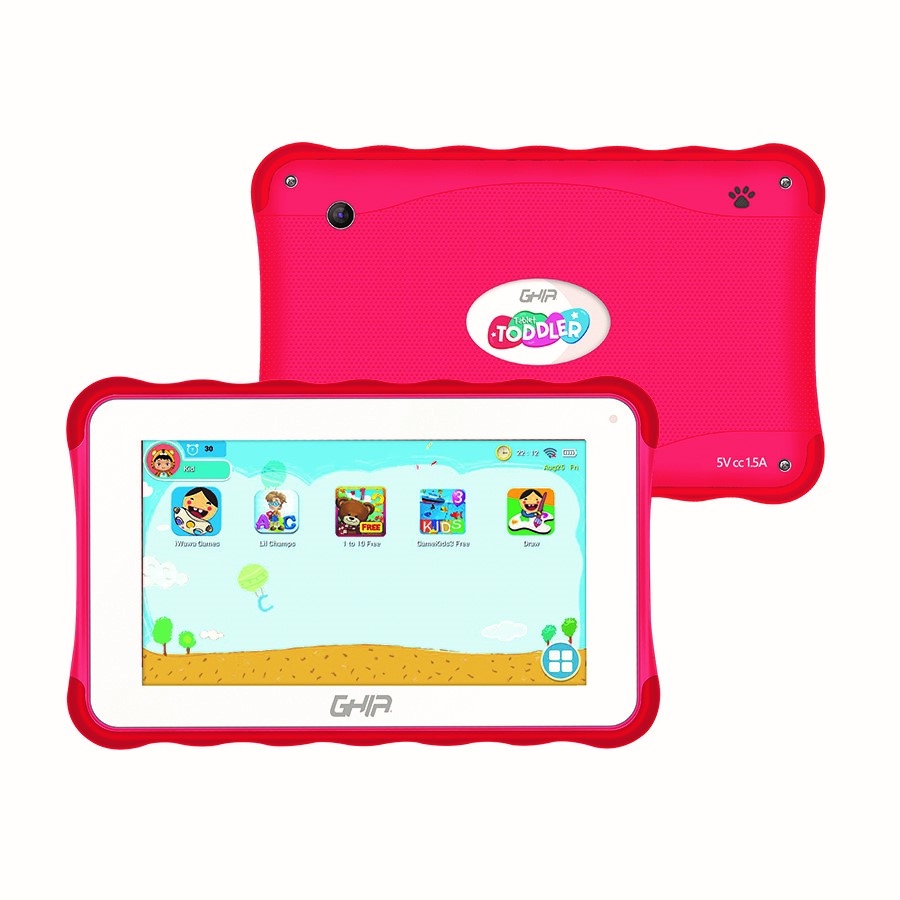 Tablet Ghia Toddler 7 PULG/A133 QUADCORE/2GB RAM/32GB Rom /2CAM/WIFI/BLUETOOTH/2500MAH/ANDROID 11 Go /Roja - Imagen de 2