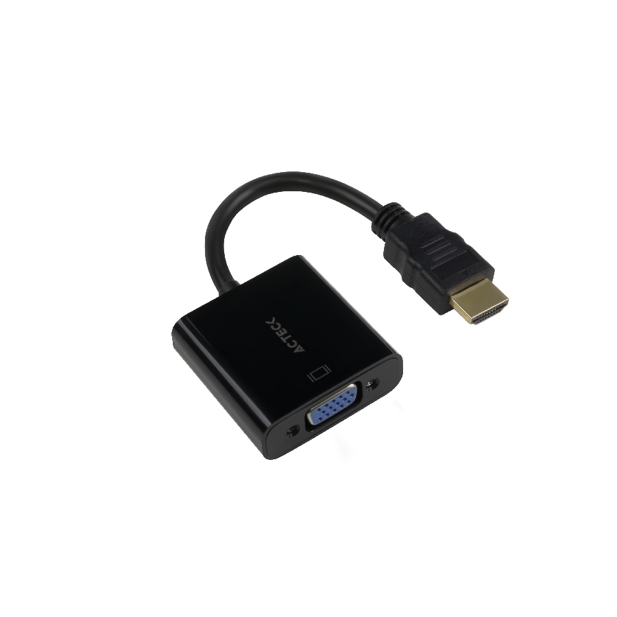 Adaptador Acteck Shift Plus AV400 / HDMI A Vga / 20 Cm / 4K / Negro / Ac-934756 - Imagen de 3