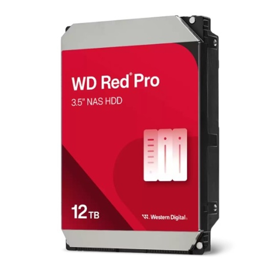 Disco Duro Interno WD Red Pro 12TB 3.5 Escritorio SATA3 6GB/S 256MB 7200RPM 24X7 Hotplug Nas 1-24 Bahias WD122KFBX - Imagen de 2