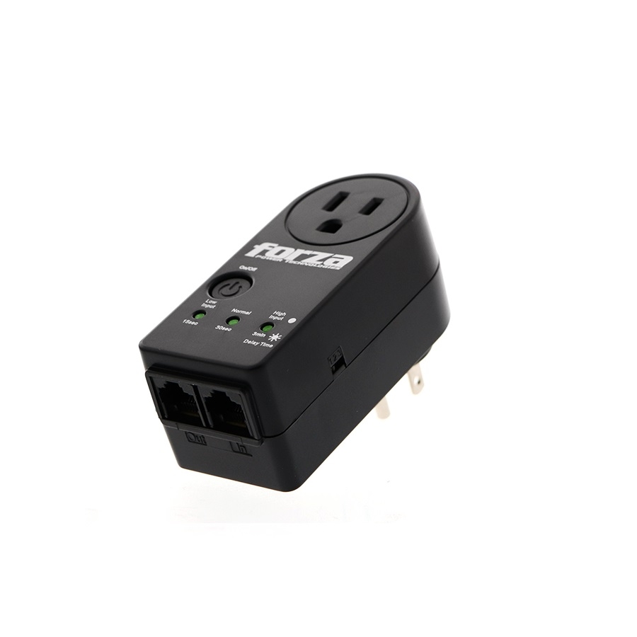 Protector De Voltaje Forza FVP-1201N Negro, 900J/1800W, 1 Sld, Giro De 350 Grados, TEMPORIZADOR-120V - Imagen de 2