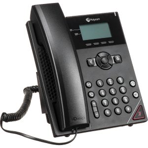 Telefono IP HP Poly 911N0AAAC3 Vvx 150/ 2 Linea Pantalla Lcd 2.5 Pulgadas 4 Teclas Programables POE 2 Puertos 10/100 Altavoz Color Negro No Incluye Fuente Poder