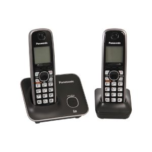 Telefono Panasonic KX-TG4112ME Inalambrico Base Handset Pantalla Lcd 1.8 Color Azul Teclado Iluminado Altavoz 50 Numero En Directorio Bloqueo De Llamadas No Deseadas Negro