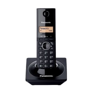 Telefono Panasonic KX-TG1711MEB Inalambrico Pantalla Lcd 1.4 En Color Ambar 50 Numeros Identificador De Llamadas 50 Numeros En Directorio Localizador De Auricular Negro