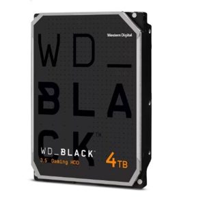 Disco Duro Interno WD Black 4TB 3.5 Escritorio SATA3 6GB/S 256MB 7200RPM Gamer/Alto Rendimiento WD4006FZBX