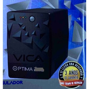 No Break UPS Vica Optima 1250 1250VA/600W 6TOMAS Reguladas Y Respaldadas NEMA5-15R RJ11/45, 3 Años De Garantia