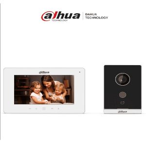 Kit Videoportero Wifi/ Dahua/ DHI-KTW01/ Monitor Con Pantalla De 7/ 6 Entradas De Alarmas/ 8 Zonas Inalmbricas/ Ranura Msd/ Graba Y Captura Imgenes/ Camara De 2MP Con Wdr Real E Ir/Controla 2 P