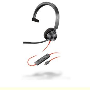 Diadema HP Poly 8X215AA Blackwire C3310/ Alambrica Monoaural Usb-A Usb-C Reduccion De Ruido Con Microfono Control En El Cable Color Negro Con Naranja