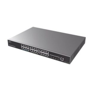 Switch Grandstream GWN7813P/ Switch Capa 3 POE Administrable / 24 Puertos 10/100/1000 Mbps 4 Puertos Sfp De 10 Gigabits / Hasta 360W / Compatible Con Gwn Cloud.