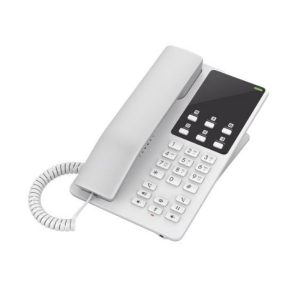Telfono IP Grandstream GHP620 / Telefono Hotelero, 2 Cuentas Sip, 2 Lneas, Conferencia 3 Vias, 1 Puerto 100MBPS, 6 Teclas Marcacion Rpida, Color Blanco