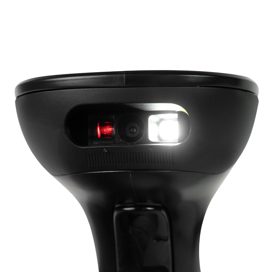 Lector De Codigos De Barras Ghia GSW2 / Inalambrico / 2D / LED Rojo Y Blanco / Bluetooth / USB / Base De Carga / Qr / Negro - Imagen de 4