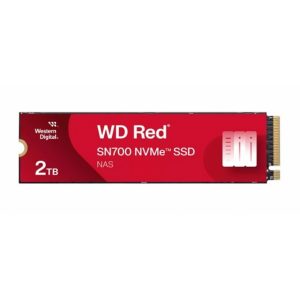 Unidad De Estado Solido SSD Interno WD Red SN700 2TB M.2 2280 NVME PCIE GEN3 X4 LECT.3400MBS ESCRIT.2900MBS Nas WDS200T1R0C
