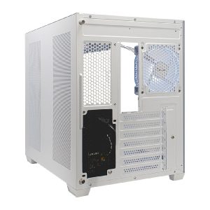 Gabinete Ocelot Gaming W-Cube 2 / Mid Tower / Atx, M-Atx, Itx / Panel Lateral Y Frontal De Cristal Templado / Incluye 3 Ventiladores / Enfriamiento Liquido Hasta 360MM / Gpu Hasta 410MM / Color Blanco