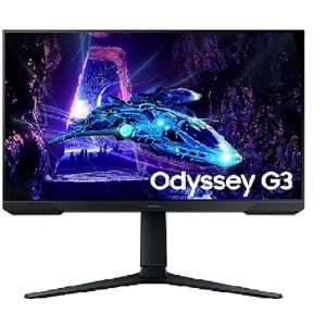 Monitor LED Samsung 24 Pulgadas / Widescreen / Fhd 1,920 X 1,080 / Odyssey DG300 / Display Port / Flat / Gamer / 165HZ / Negro /Freesync / Pivot 90 / Base Has.