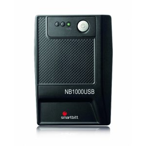 No-Break Interactivo Smartbitt SBNB1000USB 1000VA/500W, Clavija Nema 5-15P, 6 Contactos Tipo Nema 5-15R Con Respaldo De Baterias, Regulacion Y Supresion De Picos, Proteccion Rj-11, Puerto USB