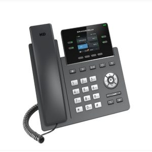 Telefono IP Grandstream GRP2612G / 2 Cuentas Sip 4 Lineas Pantalla A Color 2 Puertos 10/100/1000 16 Teclas Blf POE (No Incluye Eliminador)