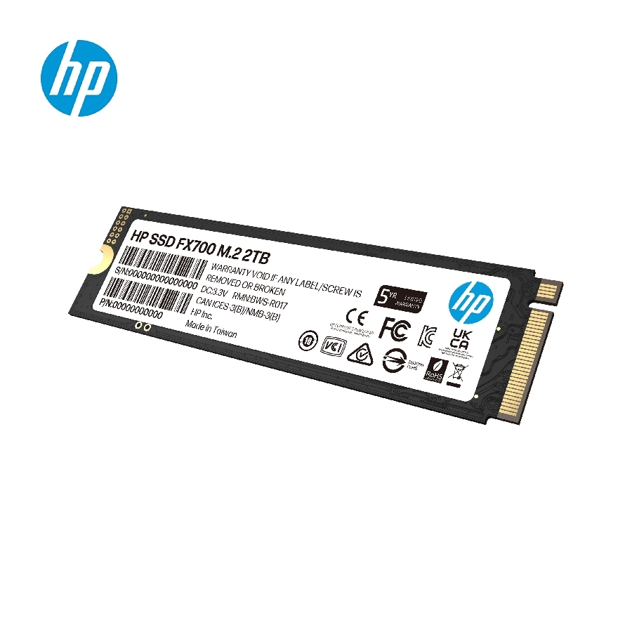 Unidad De Estado Solido SSD Interno HP FX700 2TB M.2 2280 NVME PCIE Gen 4X4 Lect.7200 Escrit.6200 Mbs Pc Laptop Minipc (8U2N5AA) - Imagen de 4