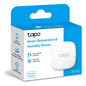 Sensor TP-LINK Tapo T310 Sensor De Temperatura Y Humedad Medicion Precisa Creacion De Informes Notificaciones Instantaneas Facil Instalacion 1 Requiere Hub H100