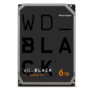 Disco Duro Interno WD Black 6TB 3.5 Escritorio SATA3 6GB/S 256MB 7200RPM Gamer/Alto Rendimiento WD6004FZBX