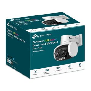 Camara IP Ptz TP-LINK Vigi Vigi C540V Full Color 4MP Clasificador De Humanos Y Vehiculos H.265 IP66 Audio Bidireccional Onvif Zoom 3X Defensa Activa Zoom Instantaneo