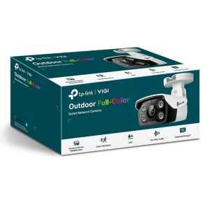 Camara Ip Bala Tp-Link Vigi Vigi C3402.8Mm 4Mp Full Color Audio Bidireccional Ip67 Audio Bidireccional Video Inteligente Smartvid H.265 Clasificacion Personas Y Vehiculos