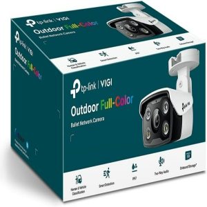 Camara Ip Bala Tp-Link Vigi Vigi C340-W4Mm Wifi 4Mp Full Color Ip66 Onvif Audio Bidireccional Conexion Por Cable O Inalambrica H.265 Deteccion Inteligente