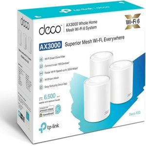 Router | TP-LINK |Deco X10 (3-Pack) | Mesh | WIFI 6 | AX1500 | 2 Puertos Gigabit | Conecta Hasta 120 Dispositivos