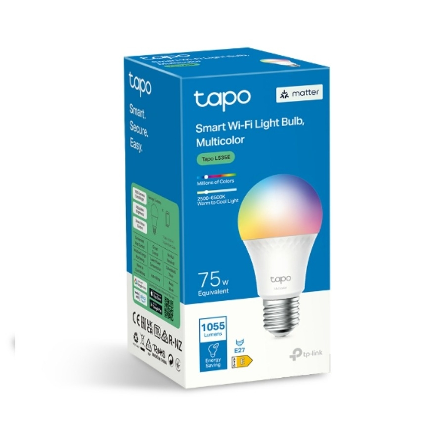 Foco Inteligente TP-LINK Tapo L535E Rgb Multicolor Compatible Con Matter No Requiere Hub