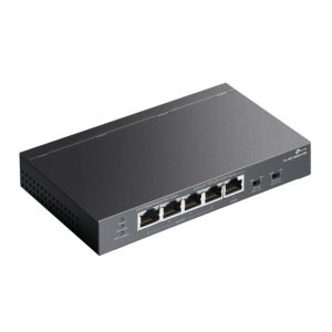 Switch TP-LINK TL-SG1005P-PD Omada 5P POE Gigabit Desktop (1P In Poe++ & 4P Poe+ Out)