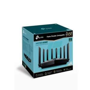 Router | TP-LINK | Archer AXE95 | Tribanda AXE7800 | WIFI 6E | One Mesh | 1 Puerto Wan /lan De 2.5 Gbps + 1 Pto Wan/lan De 1 Gbps + 3 Ptos Lan Gigabit