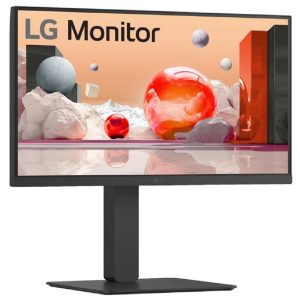 Monitor Pc LG B2B 24BA750-B Fhd 24 Ips,Usb-C Y RJ45,1920X1080,100HZ,16:9,BRILLO 250CD/M2,SRGB99%,TR5MS,1300:1,KVM,HDMI,DISPLAYPORT,ALTA Voz 2WX2,INCLINACION-ALTURA-GIRO-PIVOTE