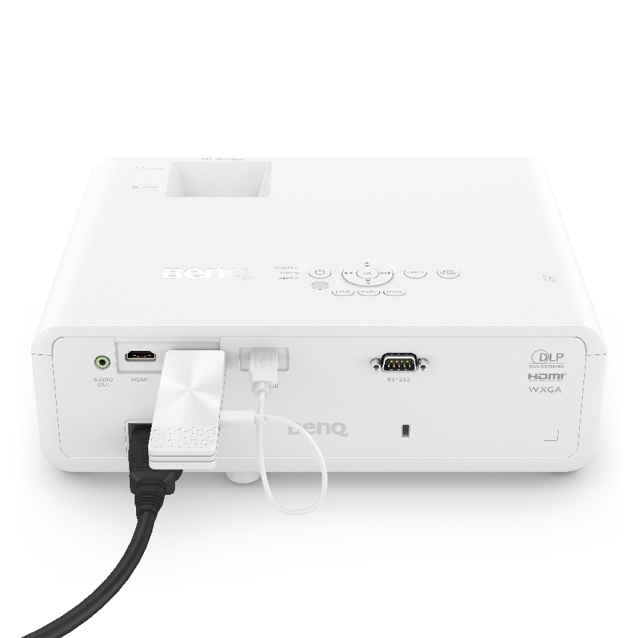 Videoproyector Benq LW550H LED Dlp 3500 Lum Wxga 1280X800 Hasta 30000 Hrs Zoom 1.1X HDMI 1.4X2 USB Tipoa 2.0X1 RS232 X1 Bocina 10WX1 3 Años De Garantia - Imagen de 7