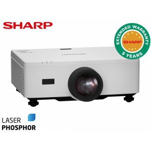 Videoproyector Laser Sharp XP-P601Q-W Lcd 6000 Lm Uhd 3840 X 2160 Cont 3,000,000:1 HDMI / Hdbaset W-Hdcp V1.4/ Zoom 1.6X /Spk 10W