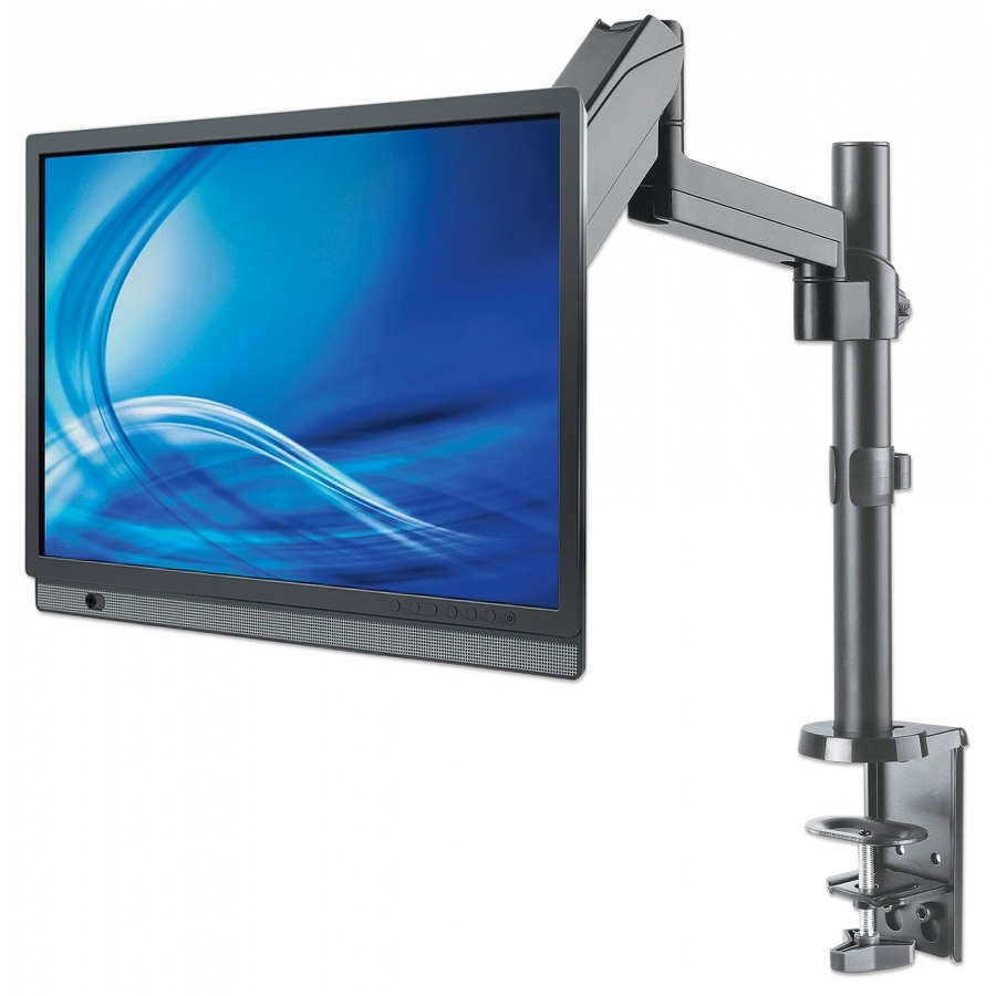 Soporte Monitor,Manhattan,461580, P/1 Monitor 17 A 32 Escritorio, Piston, Brazo Largo - Imagen de 5
