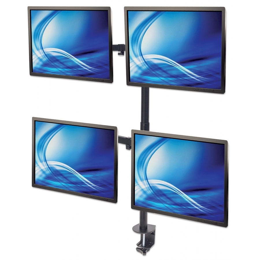 Soporte Monitor,Manhattan,461566, P/4 Monitor 13 A 32 Escritorio - Imagen de 3
