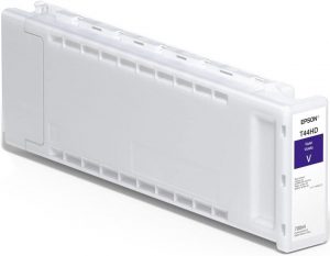 Cartucho EPSON Modelo T44H Ultrachrome PRO12 Violeta, Para Plotter P7570 Y P9570 (700ML)