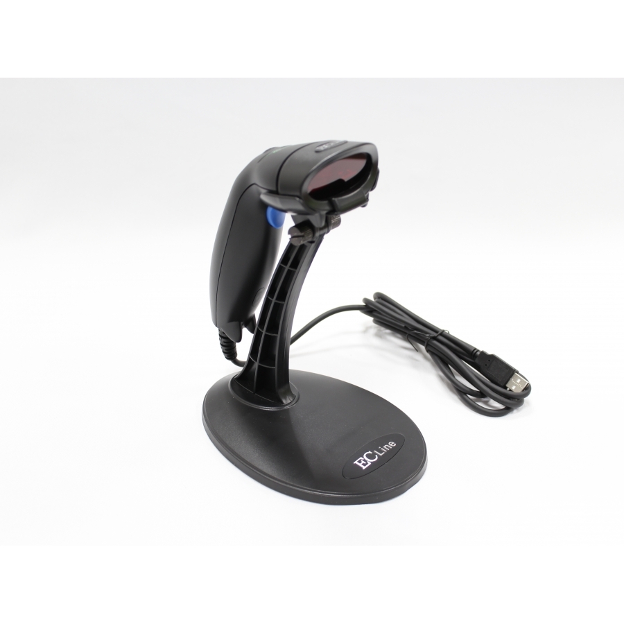 Lector De Codigo De Barras Ec Line Ec-Ls-9620, Negro, Laser, Usb, 1D, 200 Lecturas Por Segundo, Automatico O Manual, Incluye Base - Imagen de 3