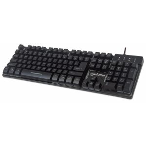 Teclado Gaming,Manhattan,178457, USB 19 Teclas Multimedia, C/Luz