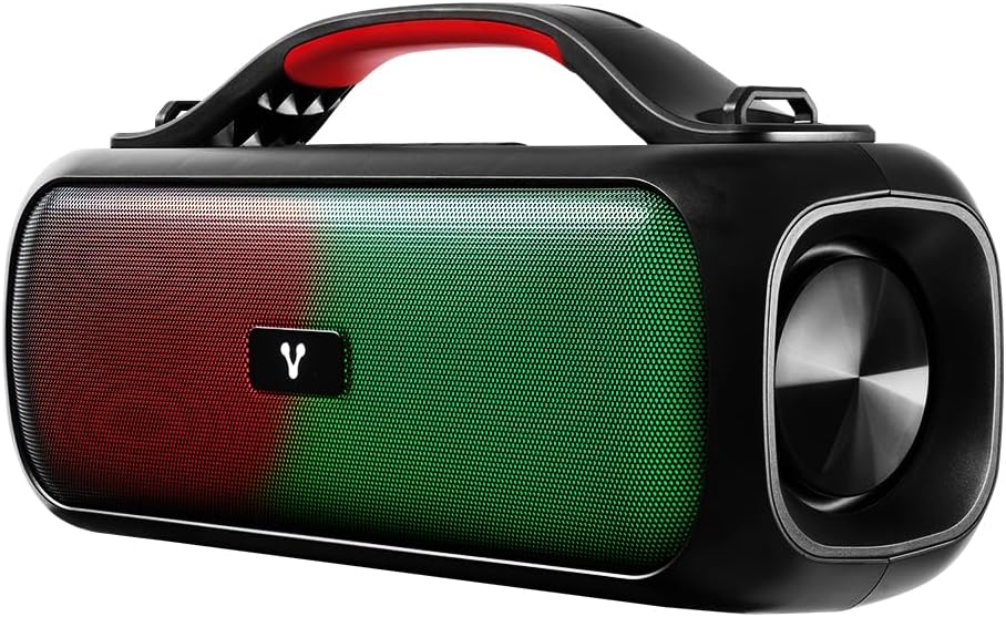 Bocina Inalambrica Techzone TZAUBOB17 Tws 2 Mts Rgb Ibateria 1200 Mah Bluetooth 5.3 + Edr IPX4 Color Blanco - Imagen de 2