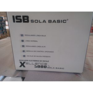 Regulador Electronico De Voltaje Sola Basic Xellence 2000VA, 2 Fases, 220 Vca.