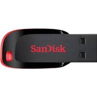 Memoria SANDISK 32GB USB 2.0 Cruzer Blade Z50 Negro C/Rojo SDCZ50-032G-B35