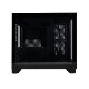 Gabinete Game Factor CSG570 Matx Fishtank, Doble Cristal, USB 3.0, S/Fte, Negro