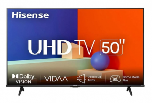 Television 50 Pulgadas LED Hisense 50A65NV Smart Vidaa Tv, Uhd 4K, Dolby Vision, Dts Virtual X, WIFI