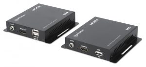 Extensor/Manhattan/208413/Kit Extensor Kvm HDMI Sobre IP 1080P, 120 M
