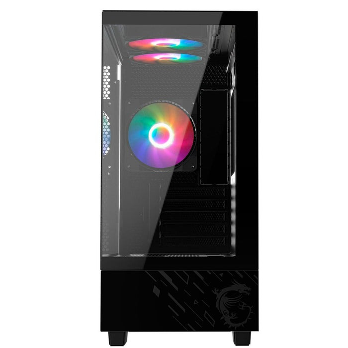 Gabinete Gaming MSI Pag Pano M110A / Media Torre /micro Atx/mini Itx/ Negro/ Sin Fuente/pc/gamer - Imagen de 4