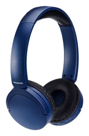 Audifonos Bluetooth Tipo Diadema (On-Ear) Panasonic RB-HF630BE-A, Color Azul, Funcion Manos Libres/Microfono, 72 Horas Bateria, Ultralivianos