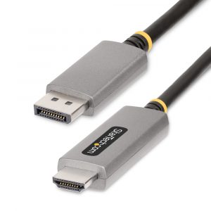 Cable Adaptador De 2M Displayport A HDMI - 8K 60HZ - 4K 144HZ - HDR10 - Convertidor De Video Activo Dp 1.4 A HDMI 2.1 - Convertidor Displayport A Monitor HDMI Startech
