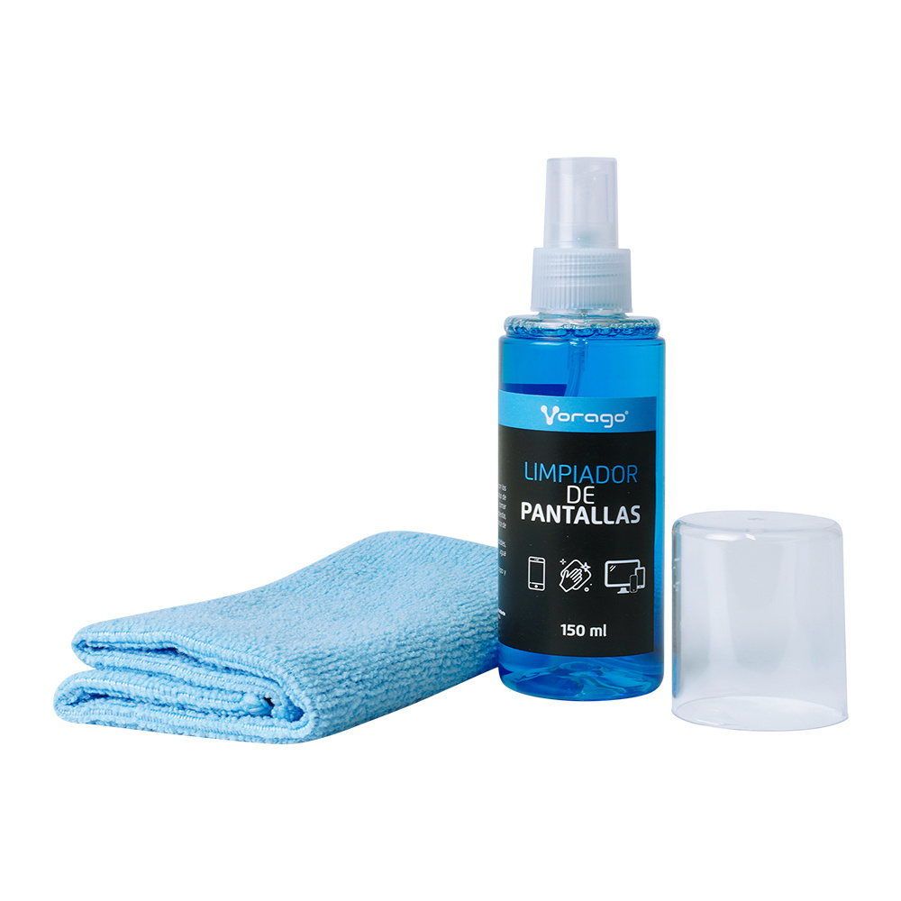 Limpiador De Pantallas Vorago Cln-109 150 Ml Con Franela Microfibra - Imagen de 2